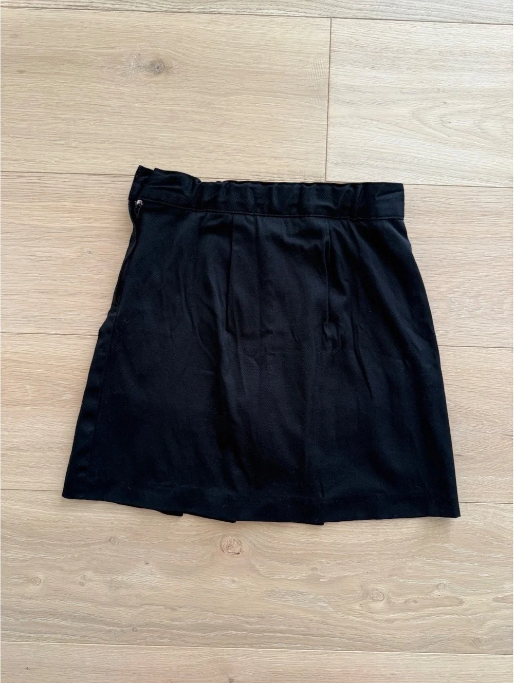 Classroom Uniform Girl Black Pleated Skirt Size 8 Cotton Blend